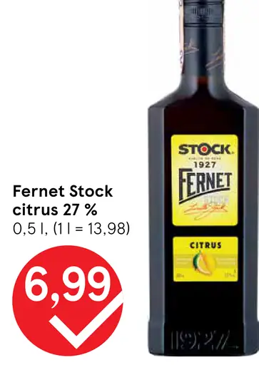 Fernet Stock citrus 27 %