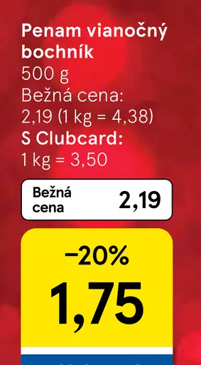 Penam vianočný bochník