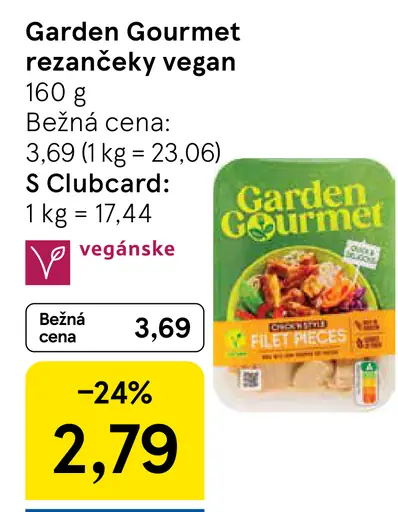 Garden Gourmet REZANČEKY vegan