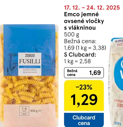 Tesco cestoviny