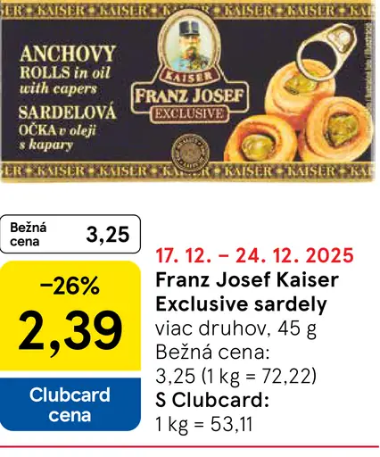 Franz Josef Kaiser Exclusive sardely