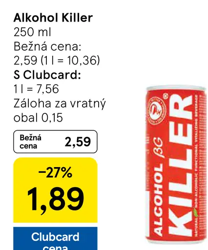 Alkohol Killer nápoj