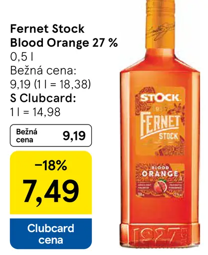 Fernet Stock Blood Orange 27 %