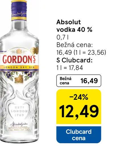 Gordon's gin 37,5 %