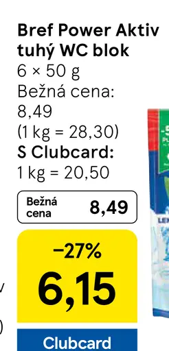 Bref Power Aktiv tuhý WC blok