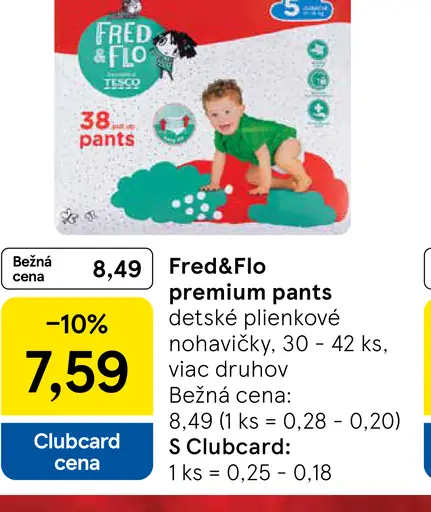 Fred&Flo premium pants detské plienkové nohavičky
