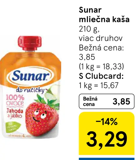 Sunar 100 % ovocie