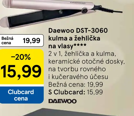 Daewoo žehlička na vlasy
