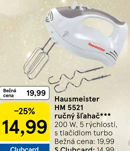 Hausmeister ručný šľahač