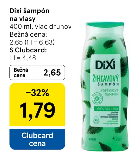 Dixi šampón na vlasy