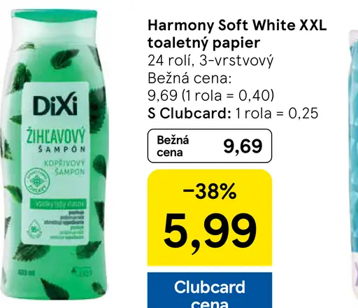 Harmony Soft White XXL toaletný papier 3 vrstvy