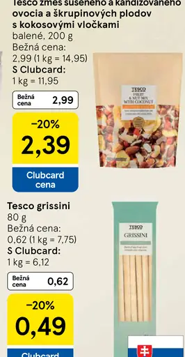 Tesco grissini