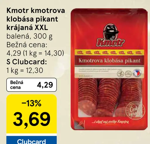 Kmotr kmotrova klobása pikant XXL