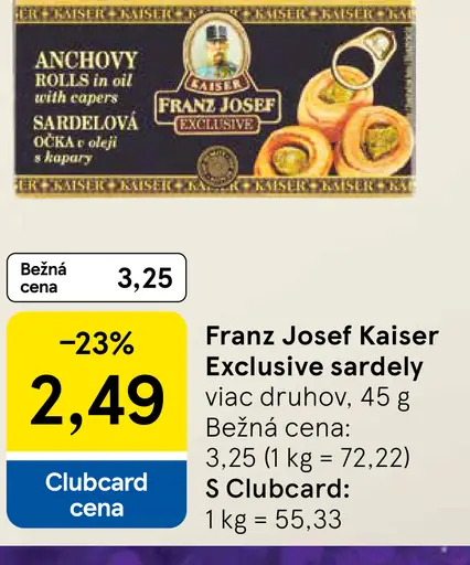 Franz Josef Kaiser Exclusive sardely