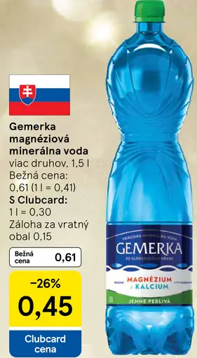 Gemerka magnéziová minerálna voda