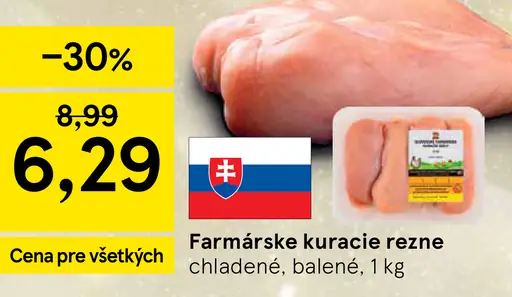 Farmárske kuracie rezne