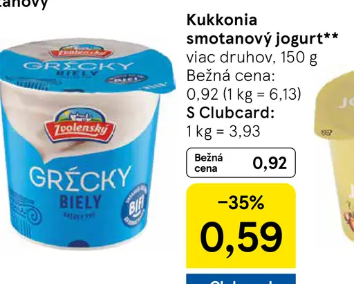 Kukkónia smotanový jogurt