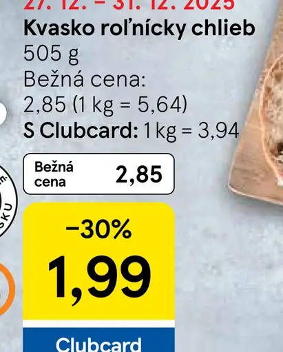 Kvasko roľnícky chlieb