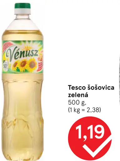 Tesco šošovica zelená