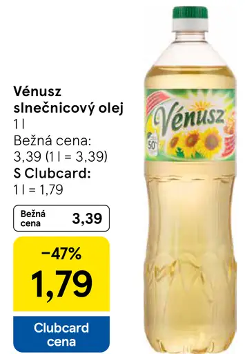 Vénusz Slnečnicový olej