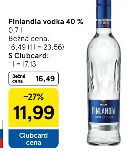 Finlandia Vodka 40% 20 cl