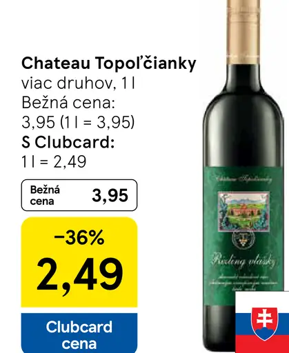 Château Topoľčianky víno