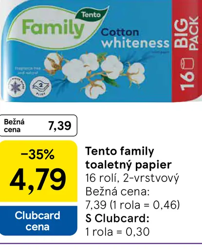 Tento Family toaletný papier