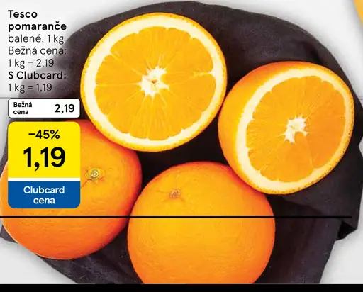 Tesco pomaranče