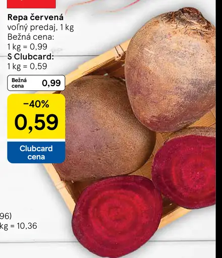 Repa červená