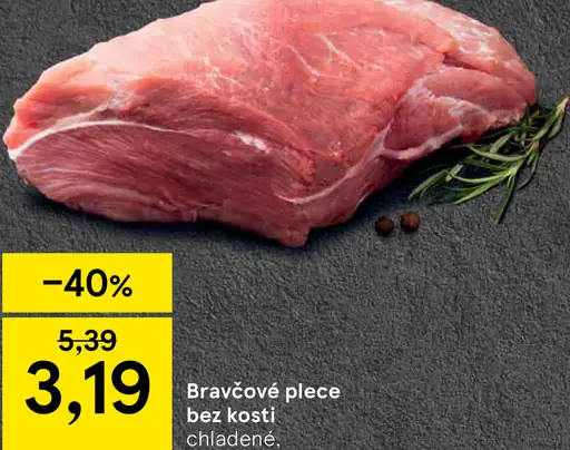 Bravčové plece bez kosti