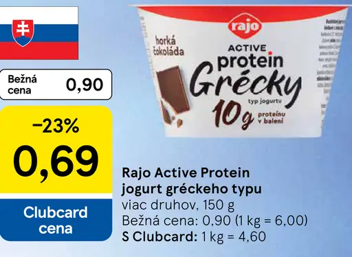 Rajo Active Protein Grécky jogurt
