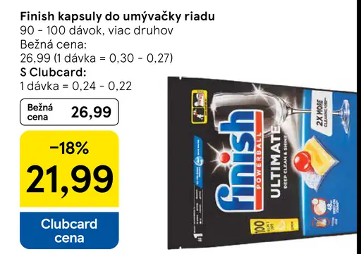 Finish Kapsuly do umývačky riadu