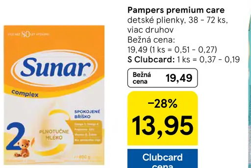 Pampers premium care detské plienky