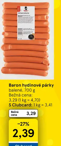 Baron hydinové párky
