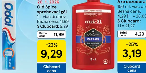 Old Spice sprchový gél