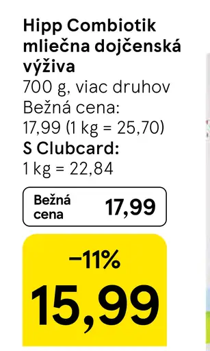 Hipp Combiotik mliečna dojčenská výživa