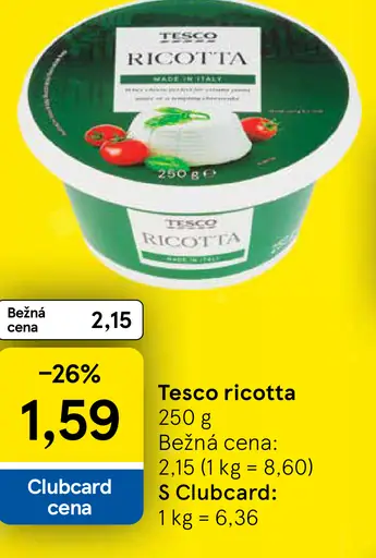 Tesco ricotta