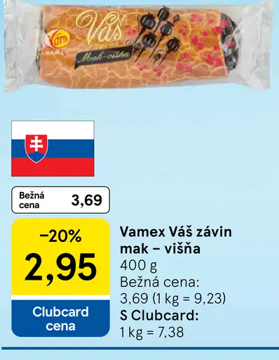 Vamex Váš závin mak – višňa