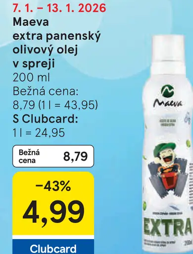 Maeva Extra panenský olivový olej v spreji