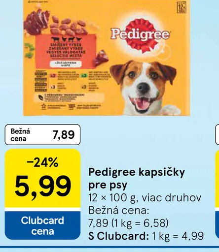 Pedigree kapsičky pre psy