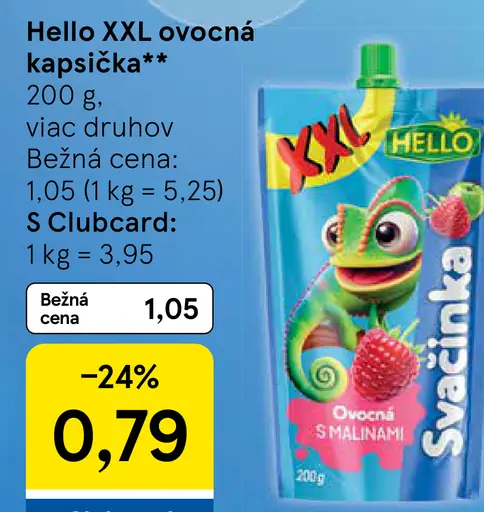 Hello ovocná kapsička