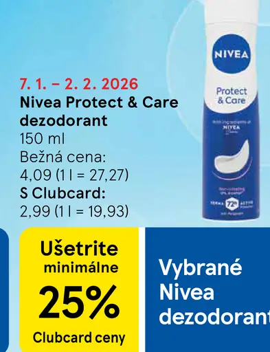 Nivea Protect & Care deodorant