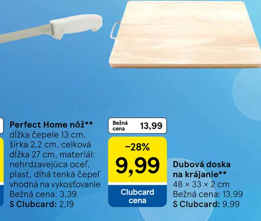 Dubová doska na krájanie