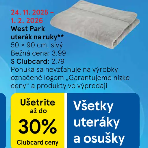 West Park uterák na ruky