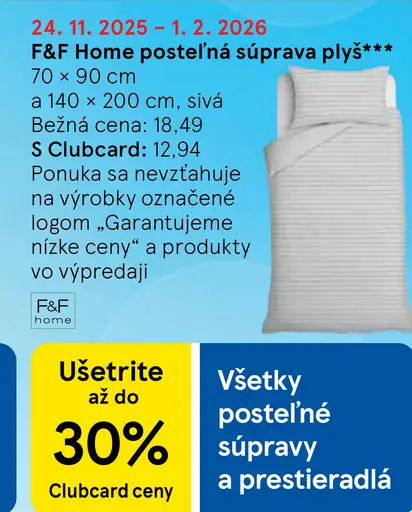 F&F Home posteľná súprava