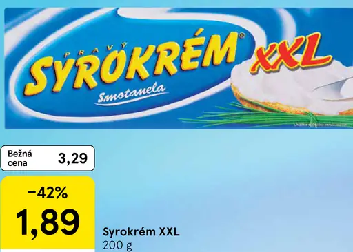 Syrökrém Smotanela XXL