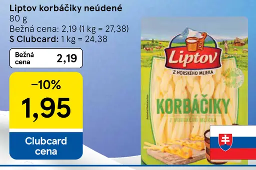 Liptov Korbáčiky neúdené