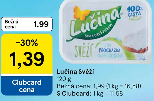 Lučina Svěží tvarohový syr