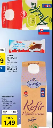 Babička kefír kefírové mlieko