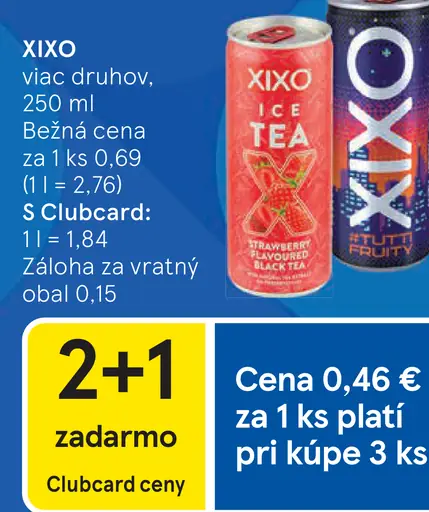 XIXO nápoj viac druhov